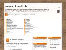 Tablet Screenshot of lesen.avantart.com
